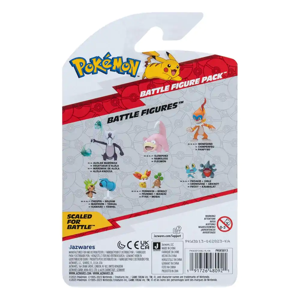 Pokémon Battle Figure First Partner Gible, Froakie 2 db-os figura csomag 5 cm termékfotó