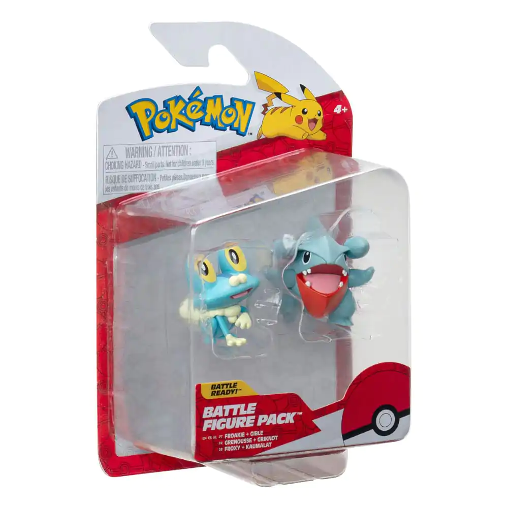 Pokémon Battle Figure First Partner Gible, Froakie 2 db-os figura csomag 5 cm termékfotó