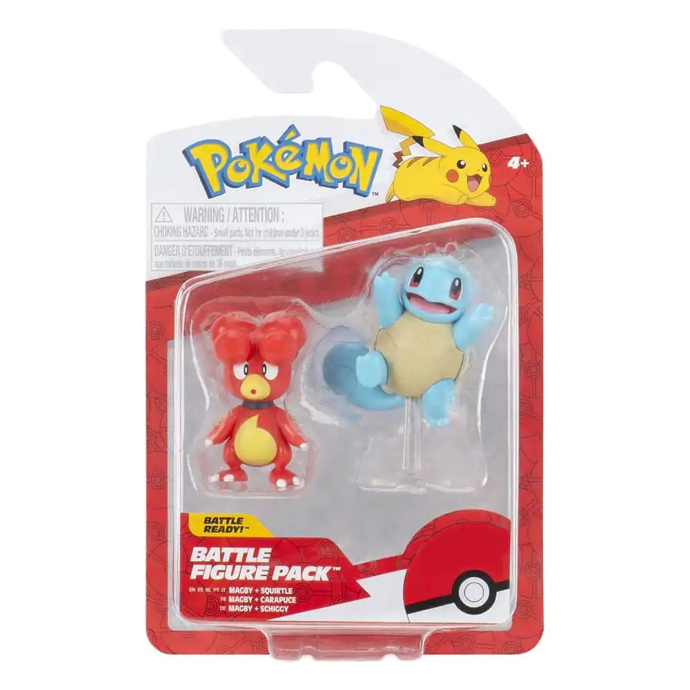 Pokémon Battle Figure Magby & Squirtle #5 2 db-os figura csomag termékfotó