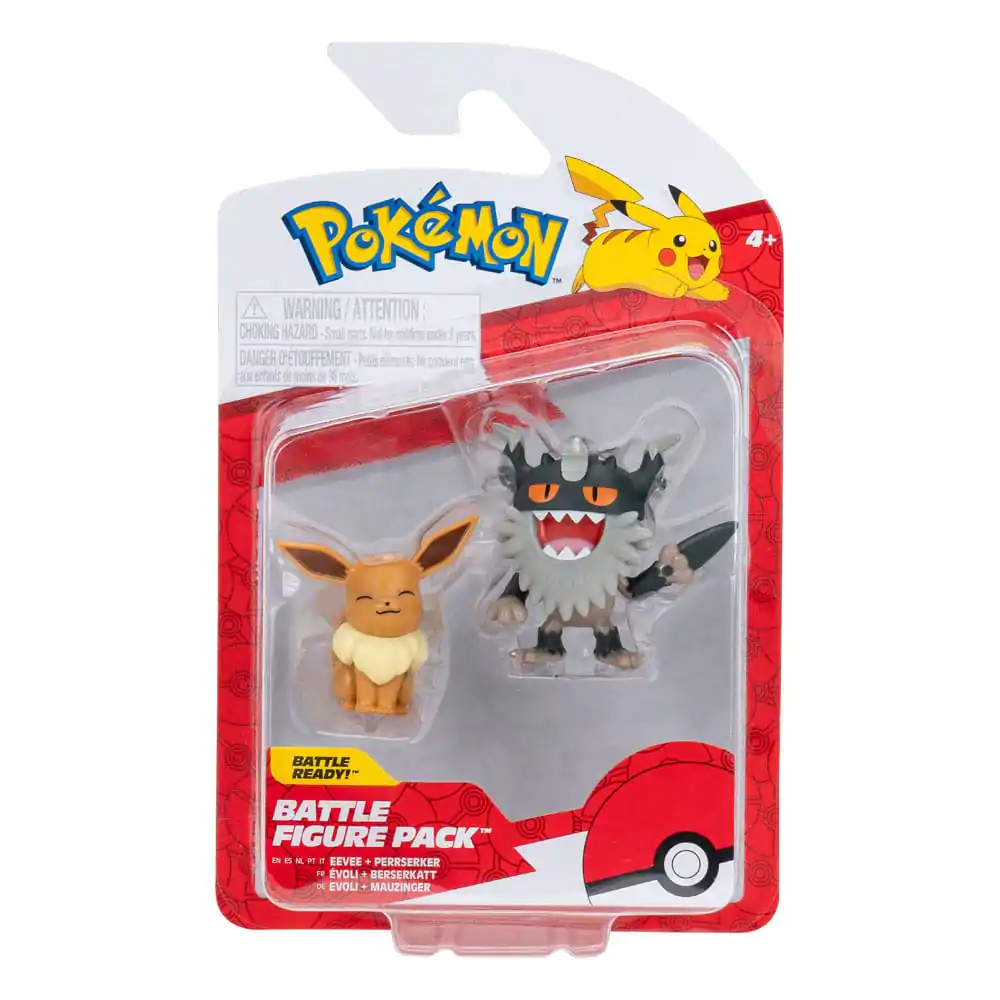 Pokémon Battle Figure Perrserker & Eevee #2 2 db-os figura csomag termékfotó