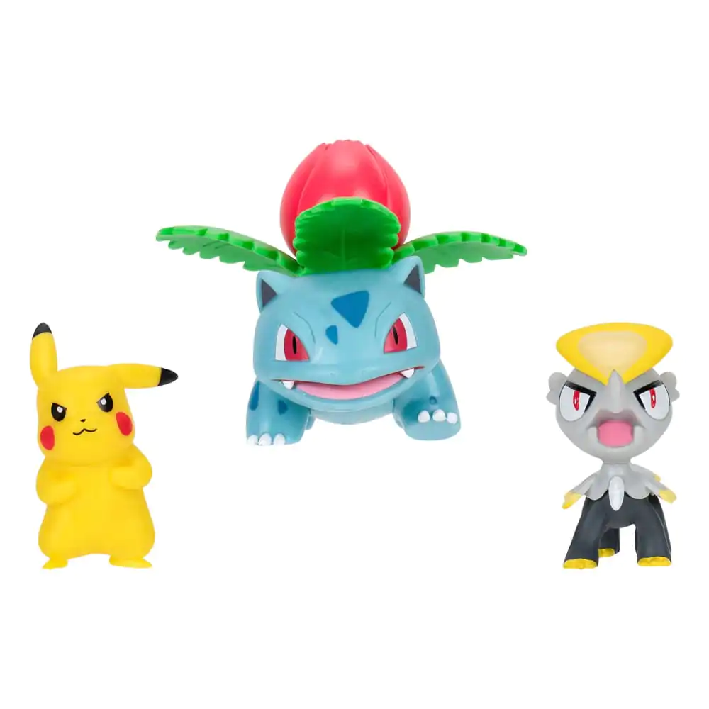 Pokémon Battle Figure Pikachu #2, Jangmo-o, Ivysaur 3 db-os figura csomag termékfotó