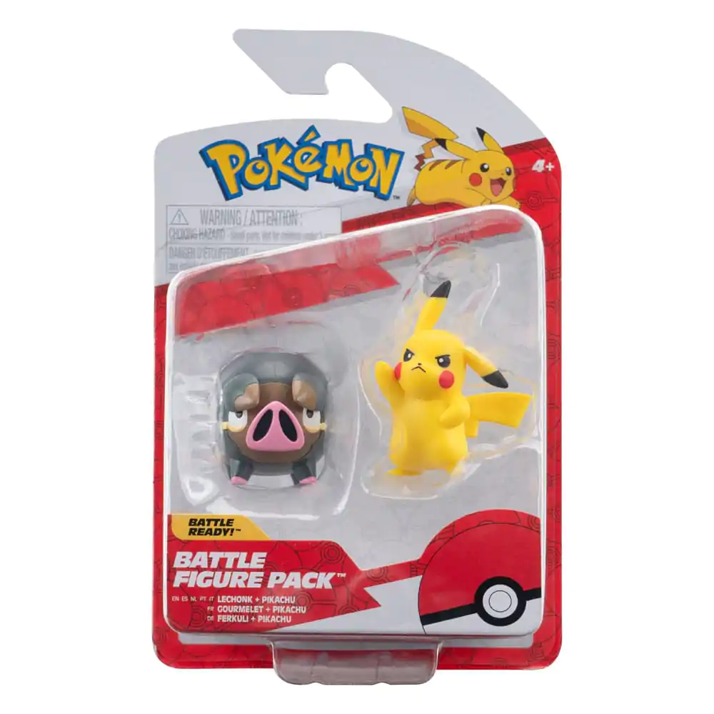 Pokémon Battle Figure Pikachu #5, Lechonk 2 db-os figura csomag 5 cm termékfotó