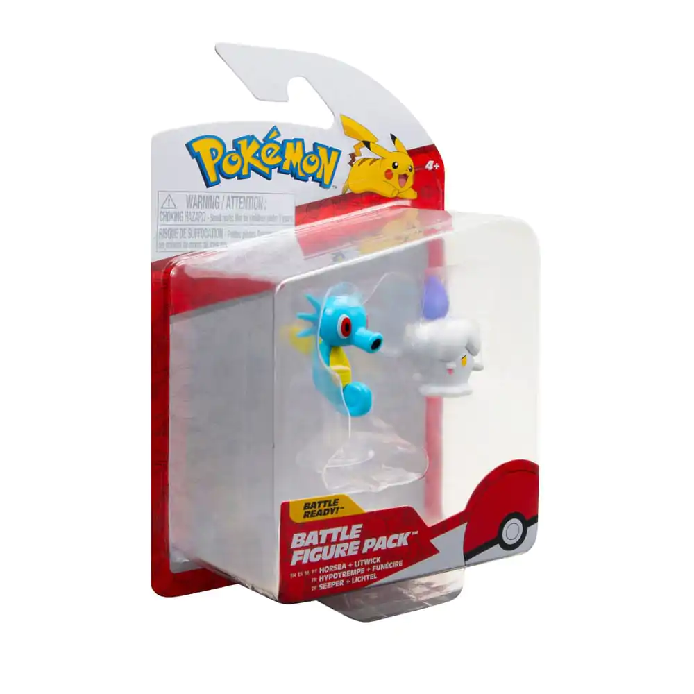 Pokémon Battle Figure Set Litwick, Horsea 2 db-os figura csomag termékfotó