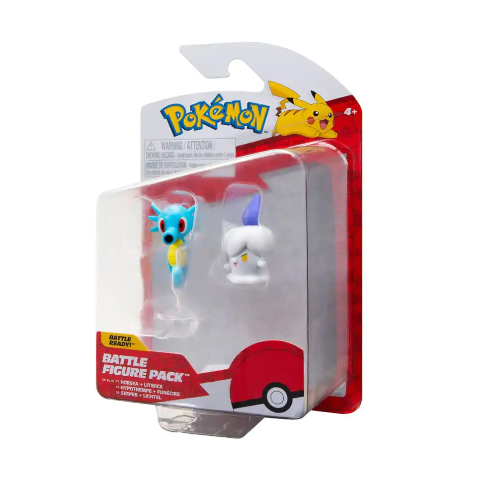 Pokémon Battle Figure Set Litwick, Horsea 2 db-os figura csomag termékfotó
