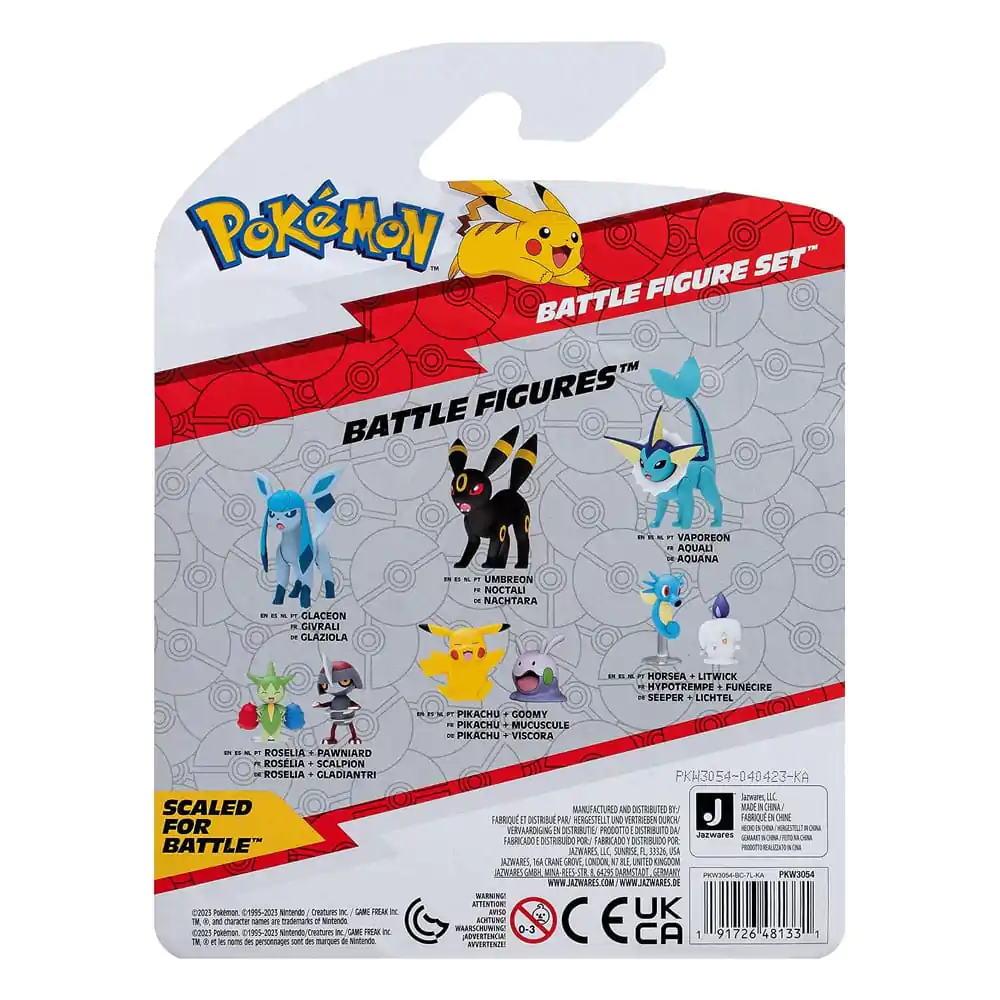Pokémon Battle Figure Set Pikachu, Omanyte, Lucario 3 db-os figura csomag termékfotó