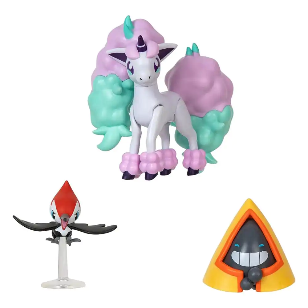 Pokémon Battle Figure Set Pikipek, Snorunt, Ponyta 3 db-os figura csomag termékfotó