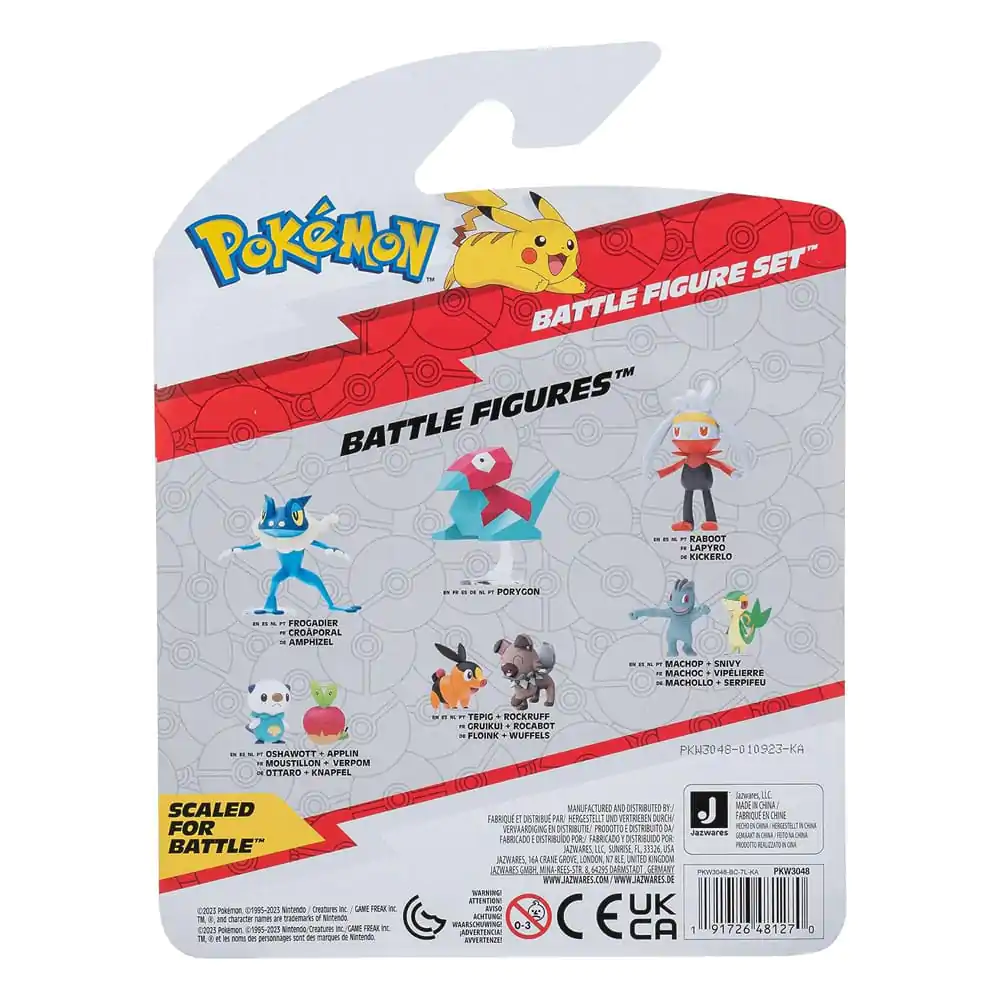 Pokémon Battle Figure Set Rockruff, Bellossom, Vaporeon 3 db-os figura csomag termékfotó