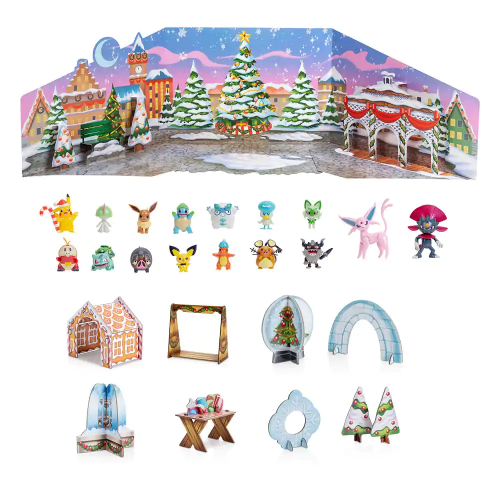 Pokémon Battle Figures Deluxe Advent Calendar Holiday 2024 *Version DE/FR/NL* termékfotó