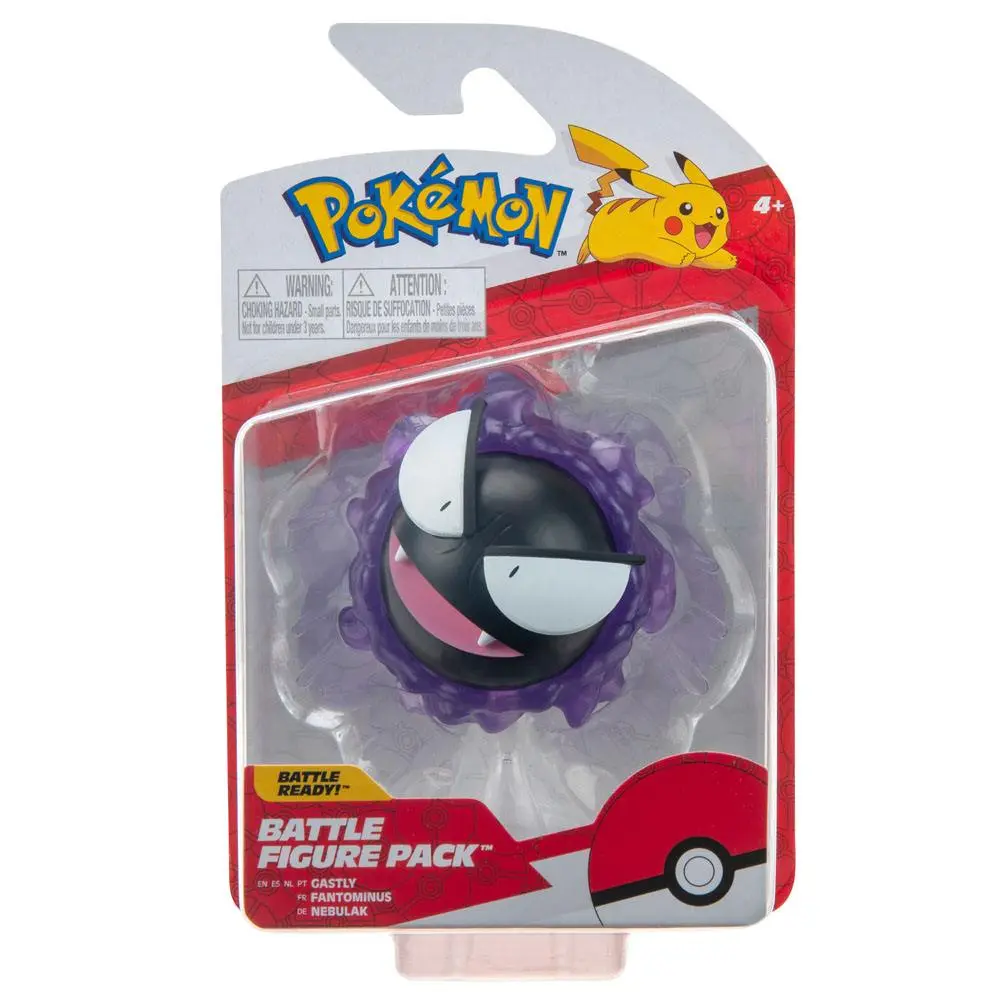 Pokémon Battle Gastly figura 7,5 cm termékfotó