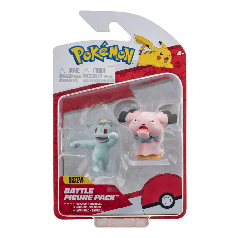 Pokémon Battle Figure Machop, Snubbull 2 db-os figura csomag termékfotó