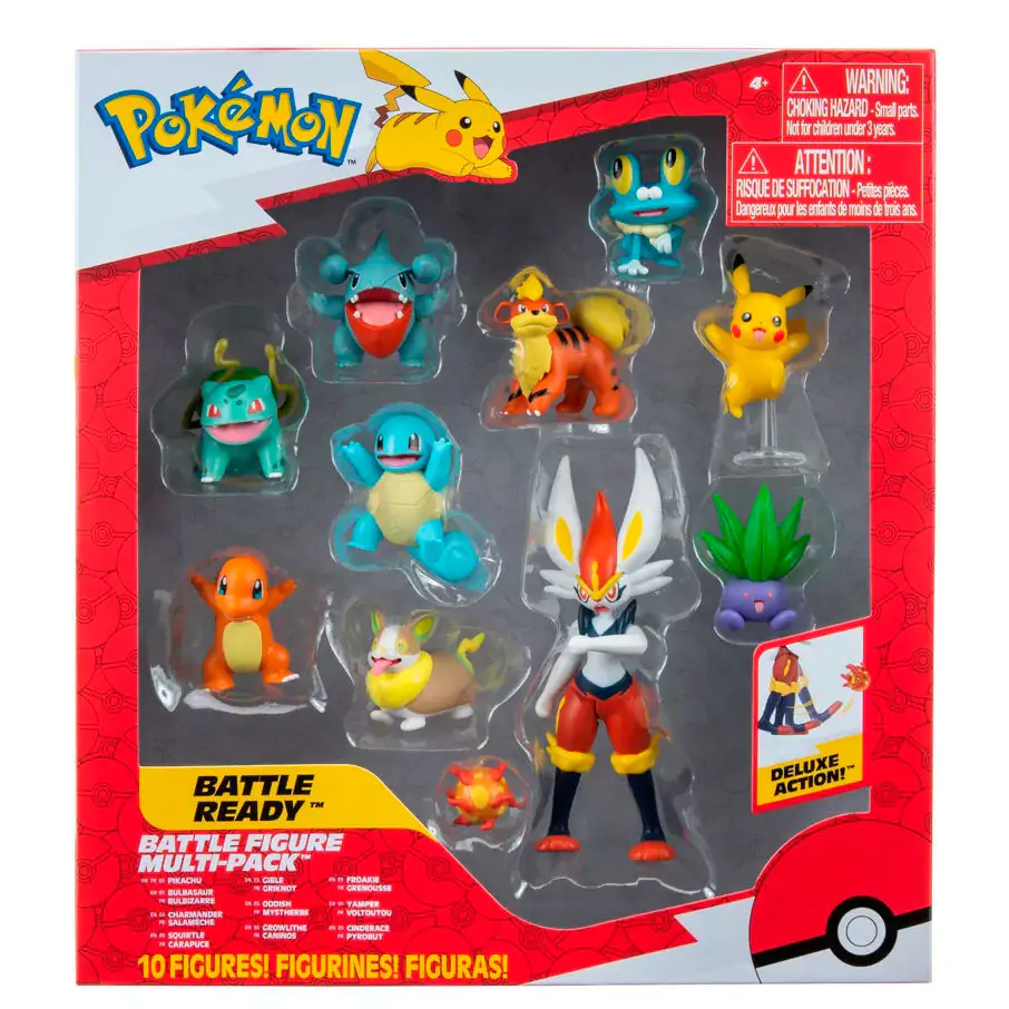 Pokemon Battle Ready 10 db-os figura csomag termékfotó