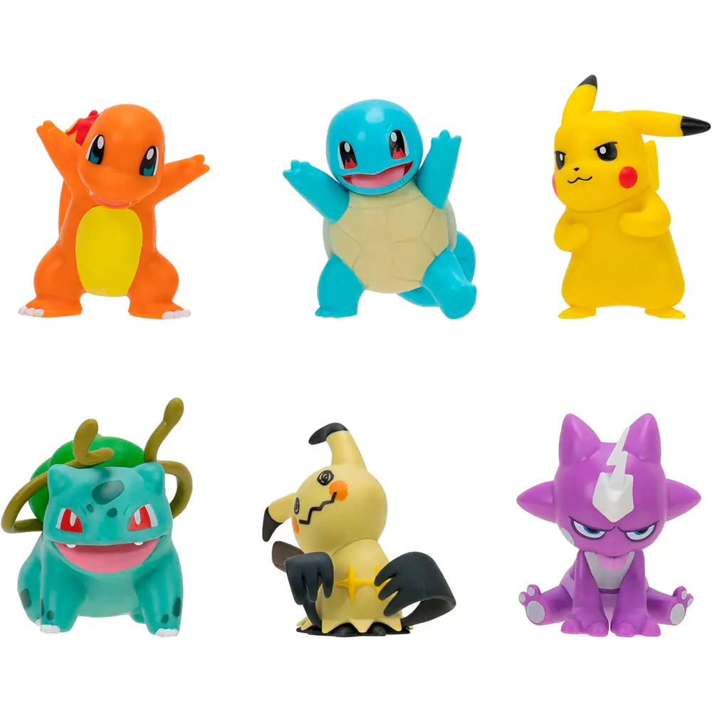 Pokemon Battle Ready 6 db-os figura csomag termékfotó