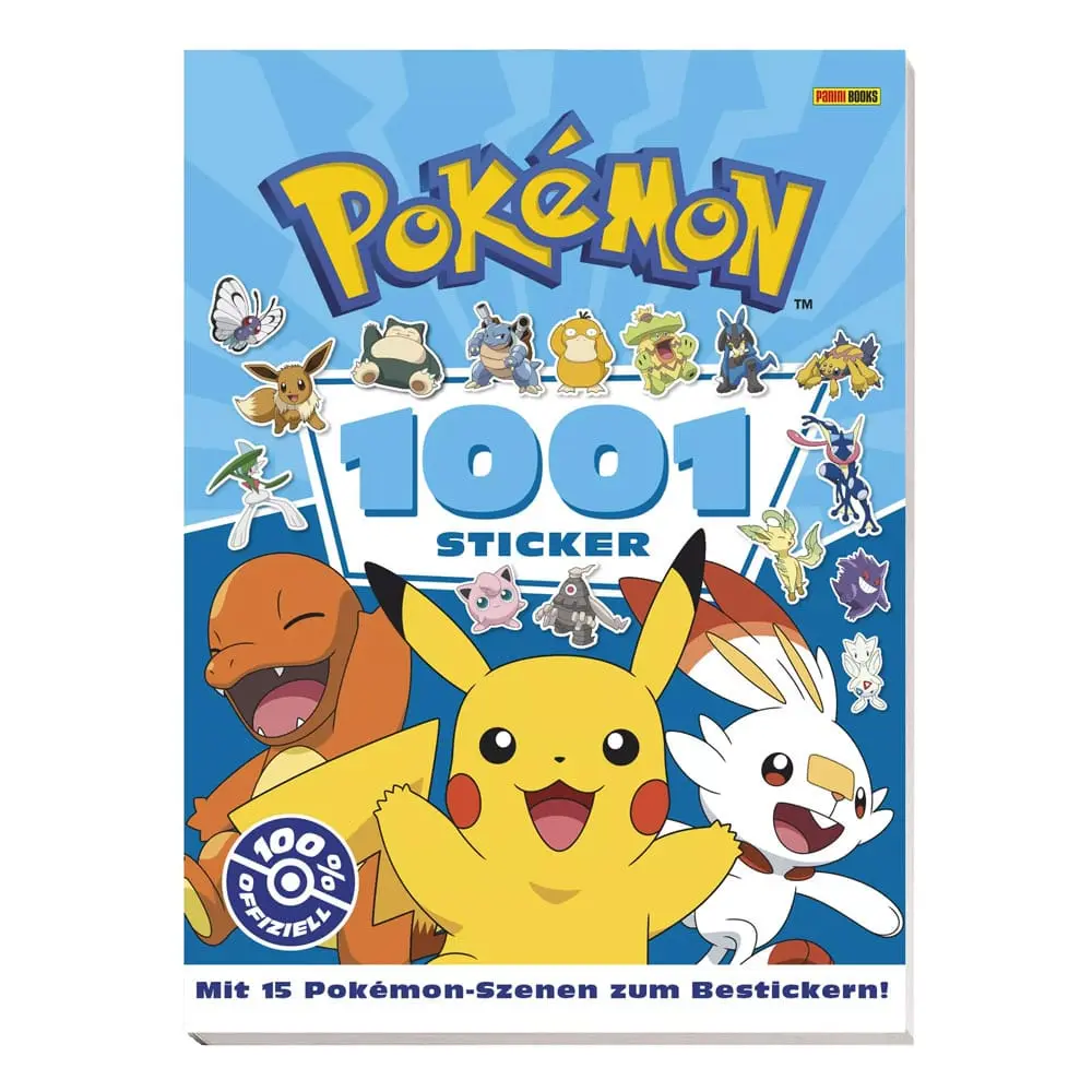 Pokémon Book 1001 Sticker Német nyelvű termékfotó