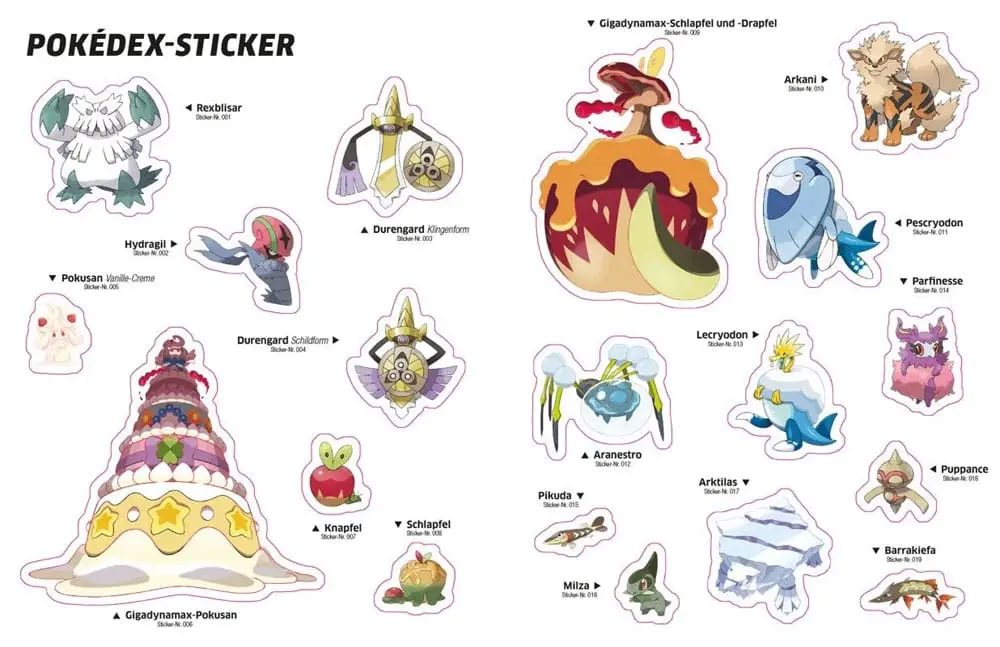 Pokémon Book Das ultimative Stickerbuch - Galar Region Német nyelvű termékfotó