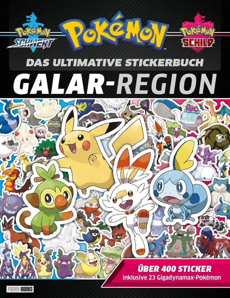 Pokémon Book Das ultimative Stickerbuch - Galar Region Német nyelvű termékfotó