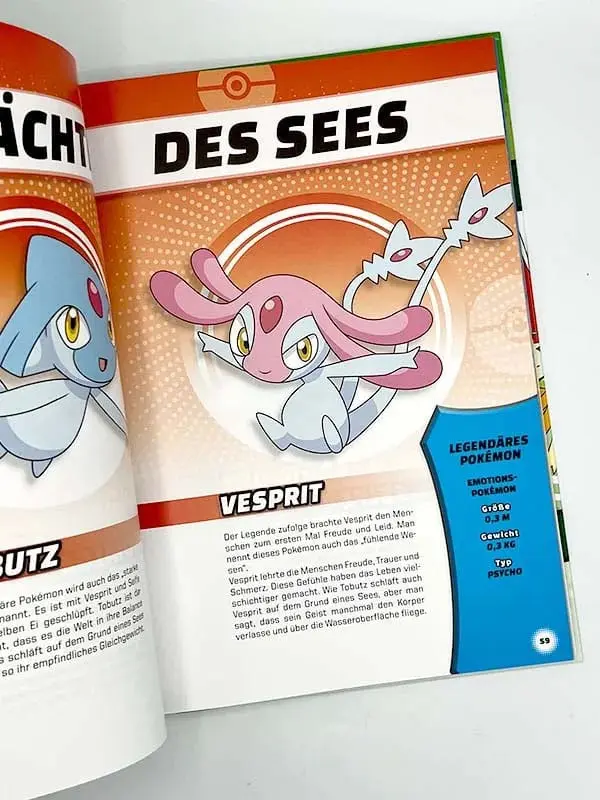 Pokémon Book Legendär und mysteriös Német nyelvű termékfotó