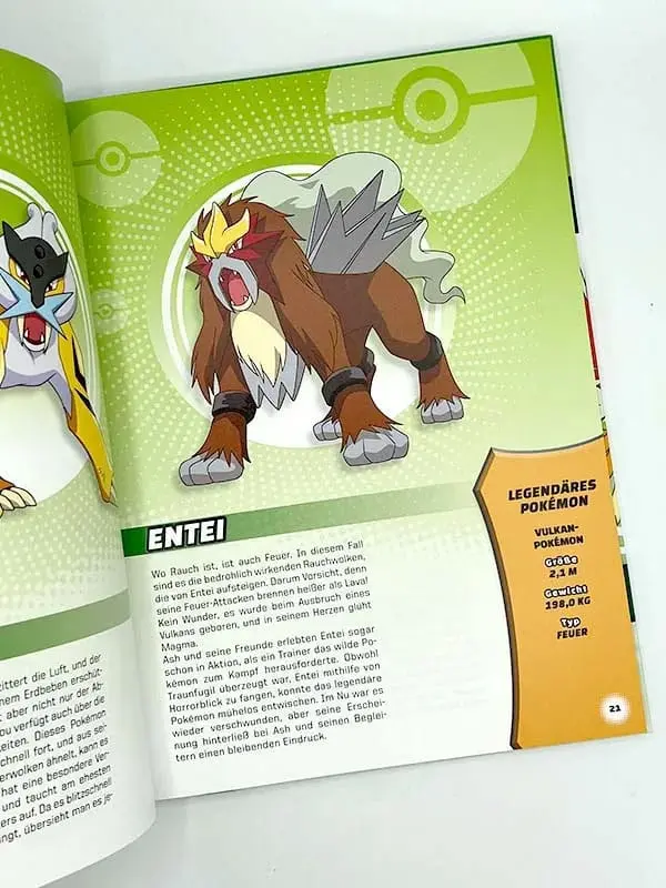 Pokémon Book Legendär und mysteriös Német nyelvű termékfotó