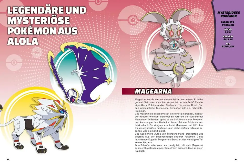 Pokémon Book Legendär und mysteriös Német nyelvű termékfotó