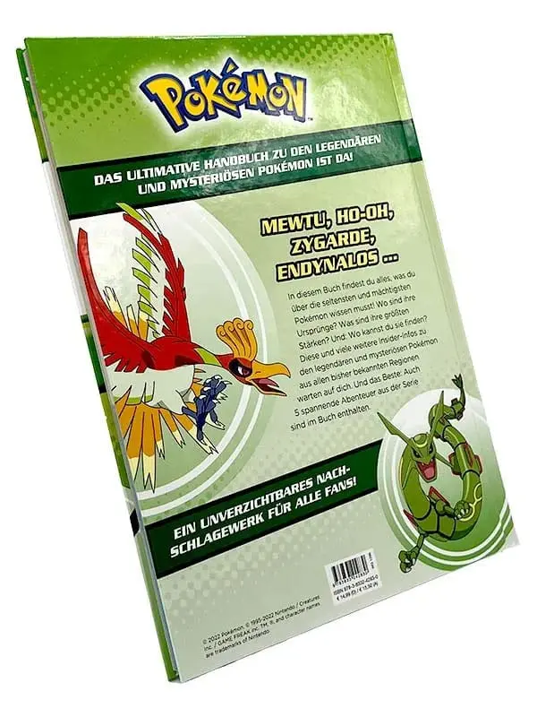 Pokémon Book Legendär und mysteriös Német nyelvű termékfotó