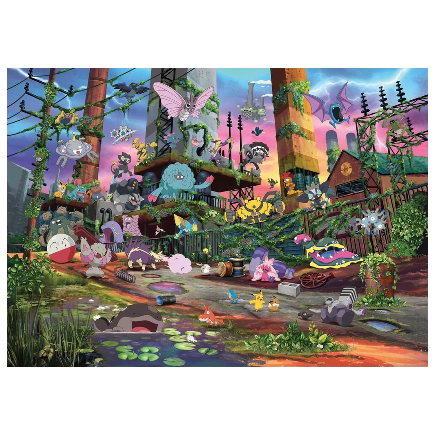 Pokemon Breakout 2 Jolteon and Reclaimed Power Plant puzzle 1000db-os termékfotó