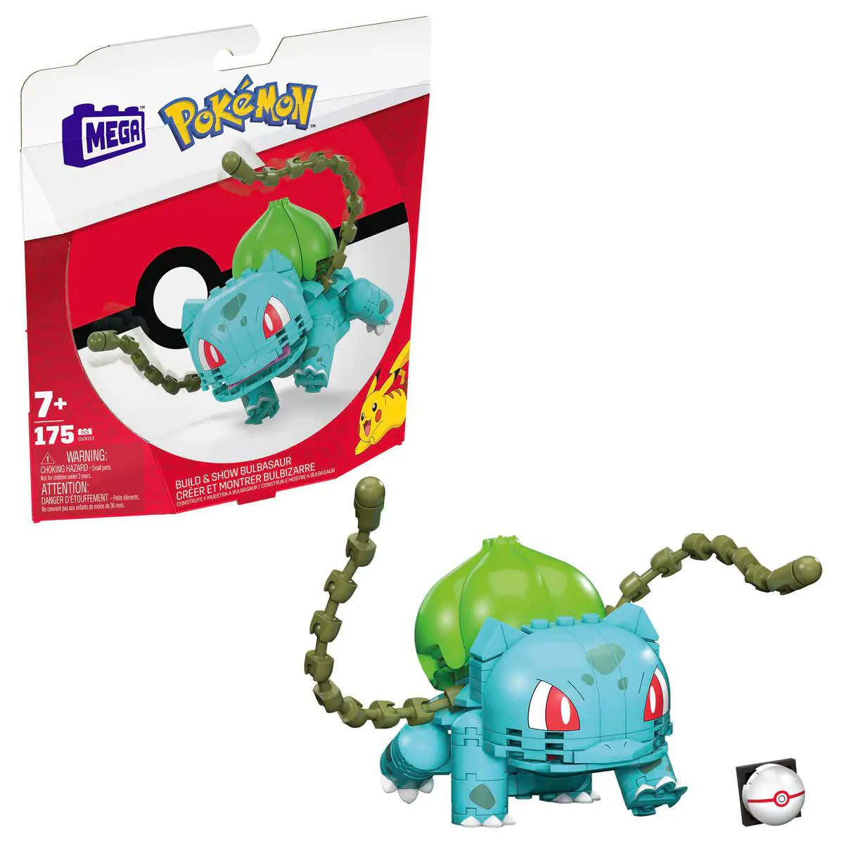 Pokemon Bulbasaur Mega Contrux csomag 211db-os termékfotó