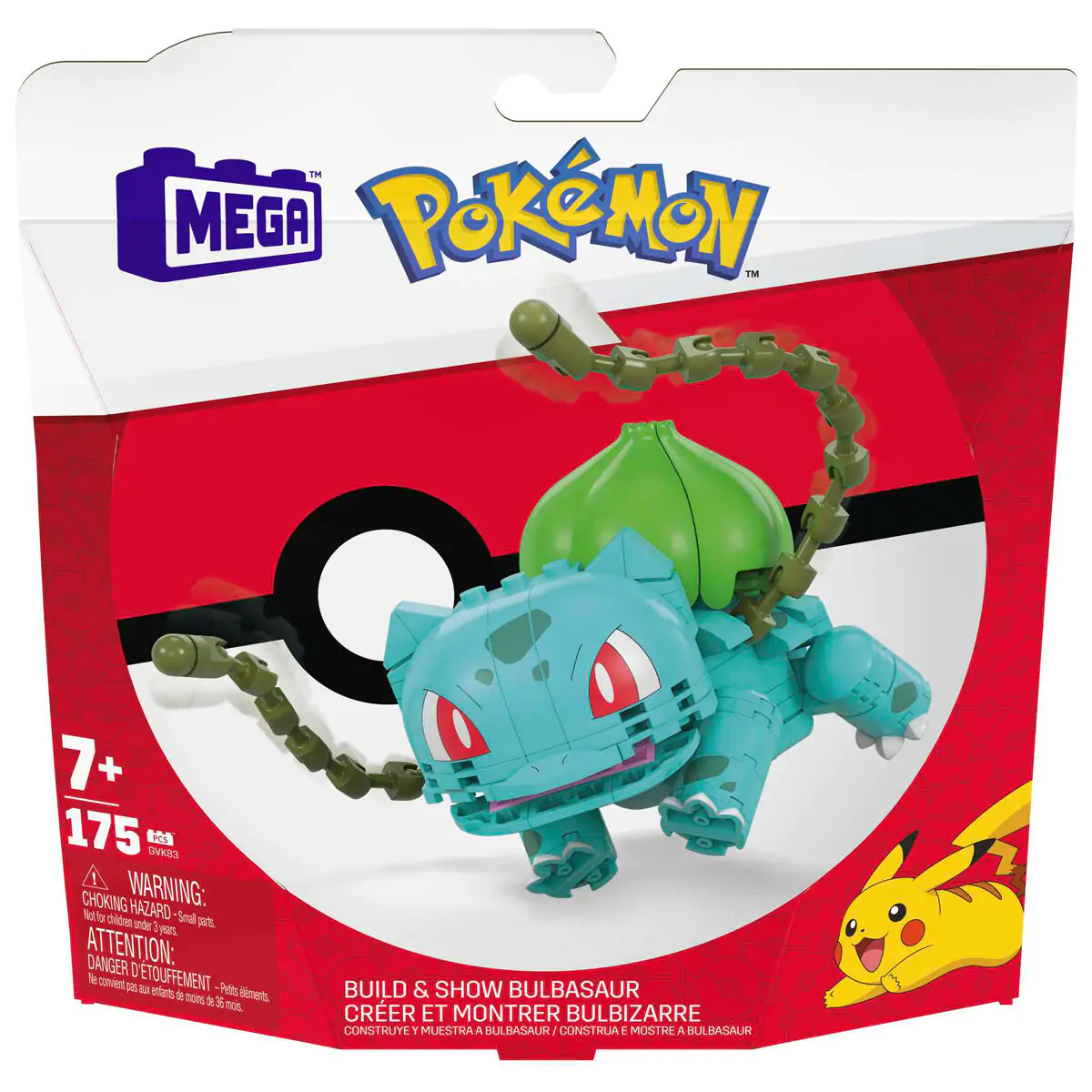 Pokemon Bulbasaur Mega Contrux csomag 211db-os termékfotó