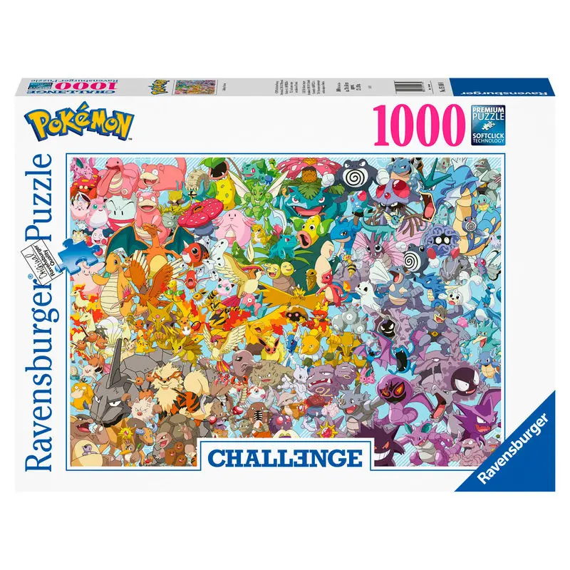 Pokémon Challenge Jigsaw Puzzle Group (1000 pieces) termékfotó