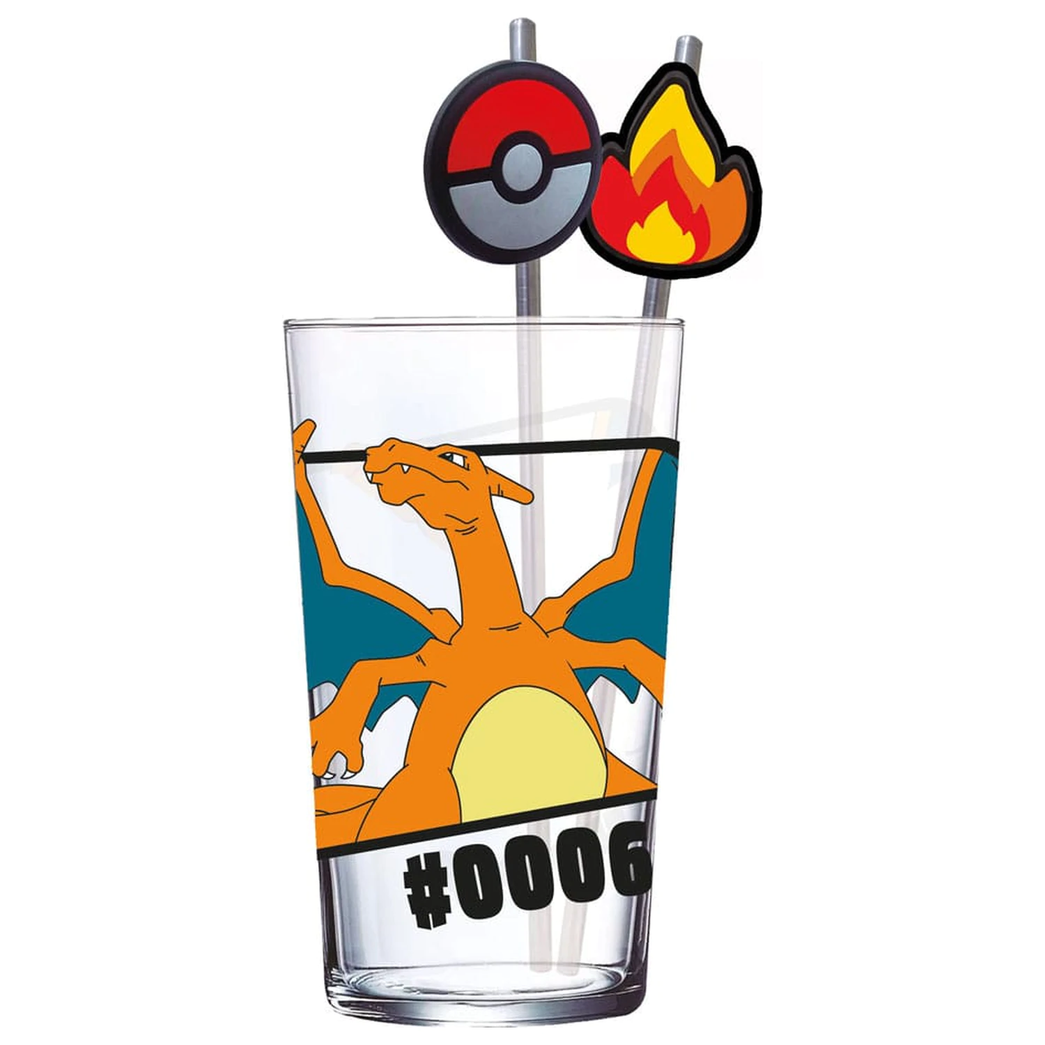 Pokémon Charizard pohár szívószállal 480 ml termékfotó