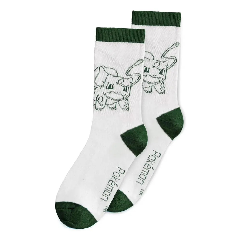 Pokemon Charmander, Bulbasaur, Squirtle zokni csomag 39-42 termékfotó