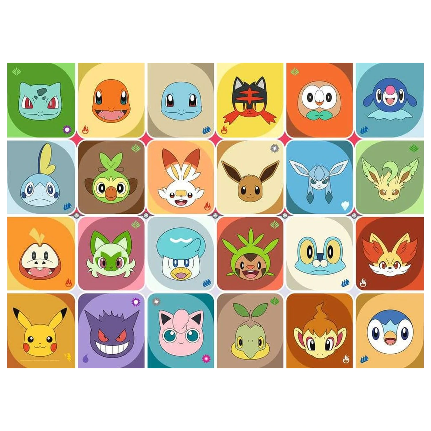 Pokémon Children's Pokémon Faces puzzle (100 darab XXL) termékfotó