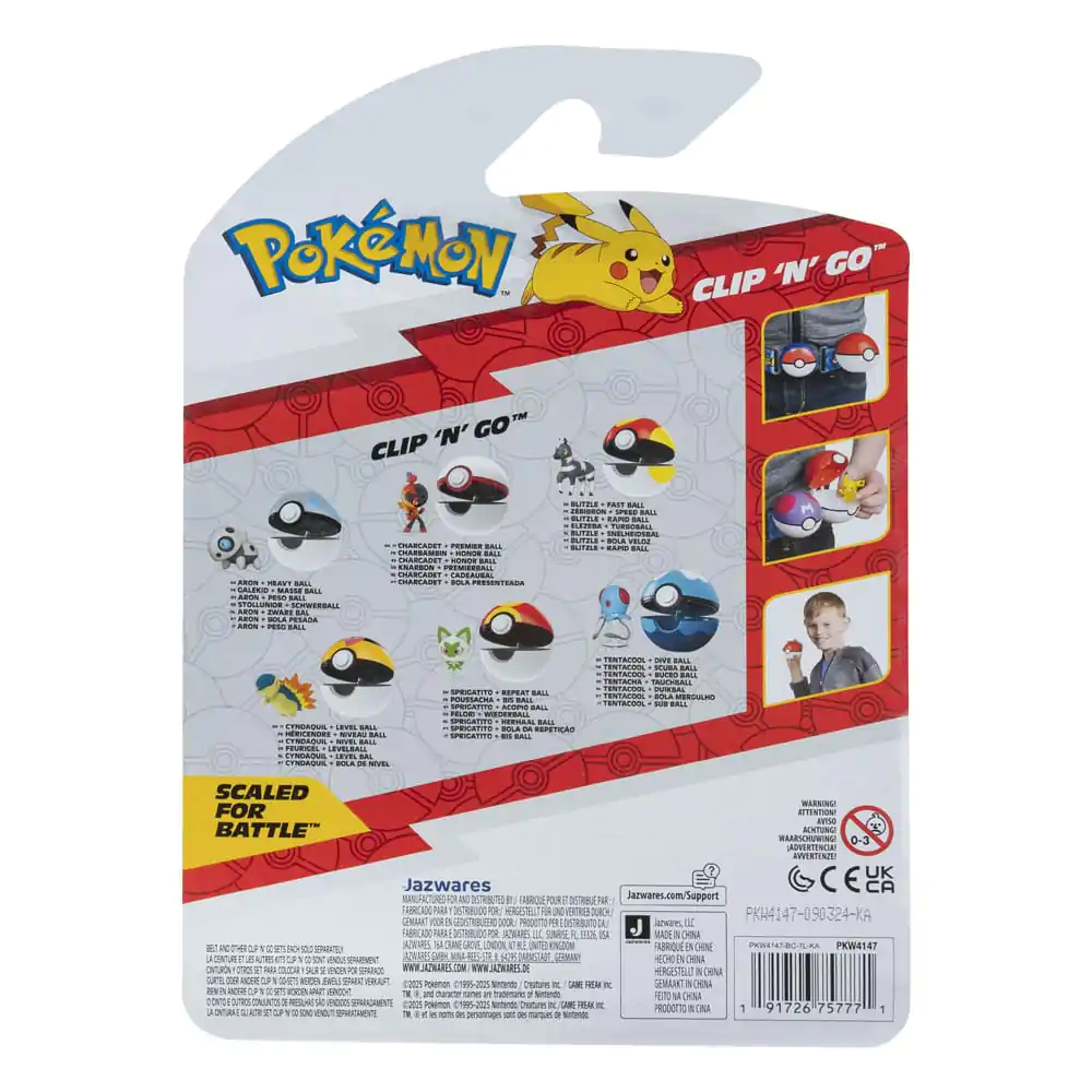 Pokémon Clip&#039;n&#039;Go Poké Balls Aron &amp; Heavy Ball termékfotó