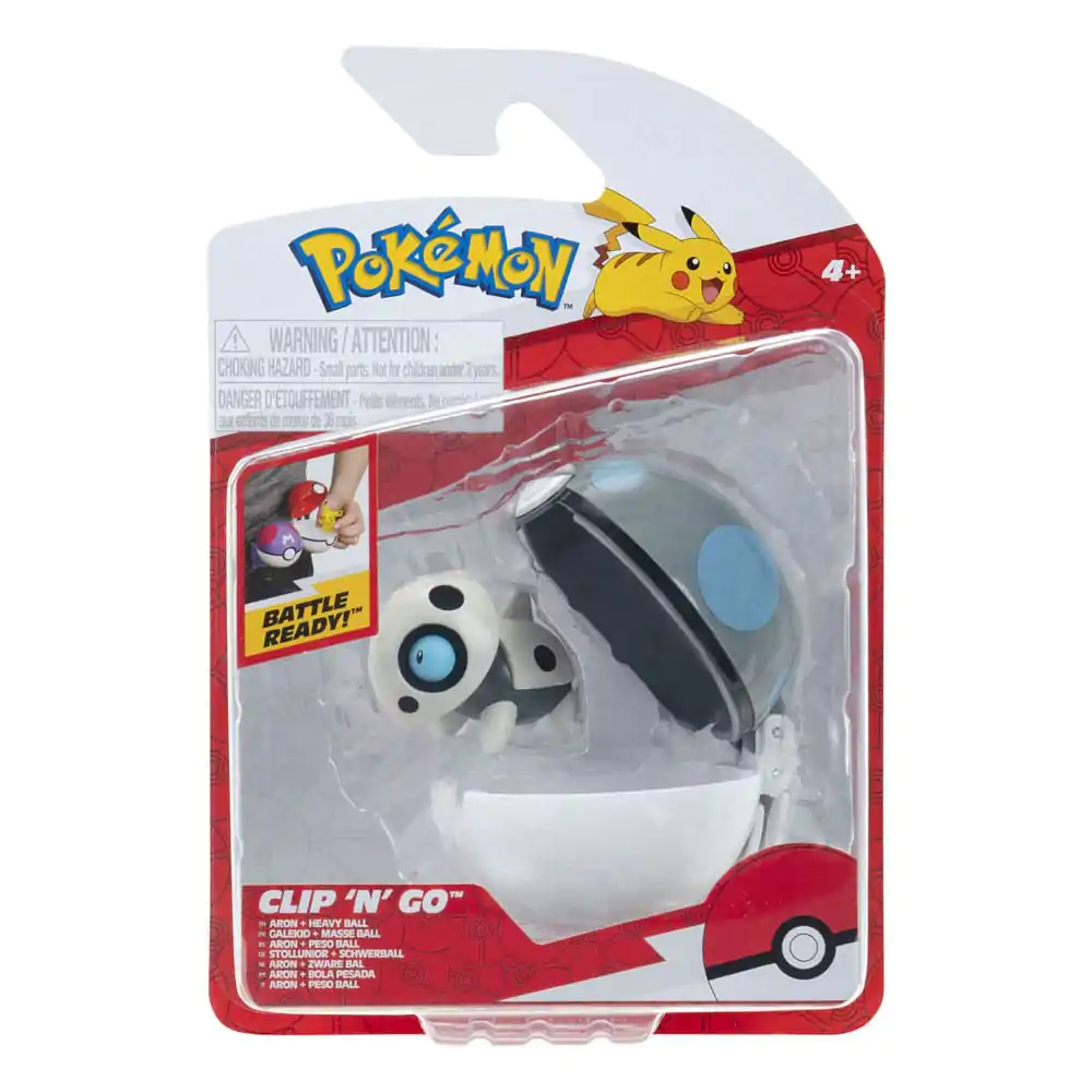 Pokémon Clip&#039;n&#039;Go Poké Balls Aron &amp; Heavy Ball termékfotó