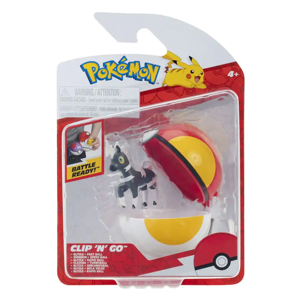 Pokémon Clip&#039;n&#039;Go Poké Balls Blitzle &amp; Fast Ball termékfotó