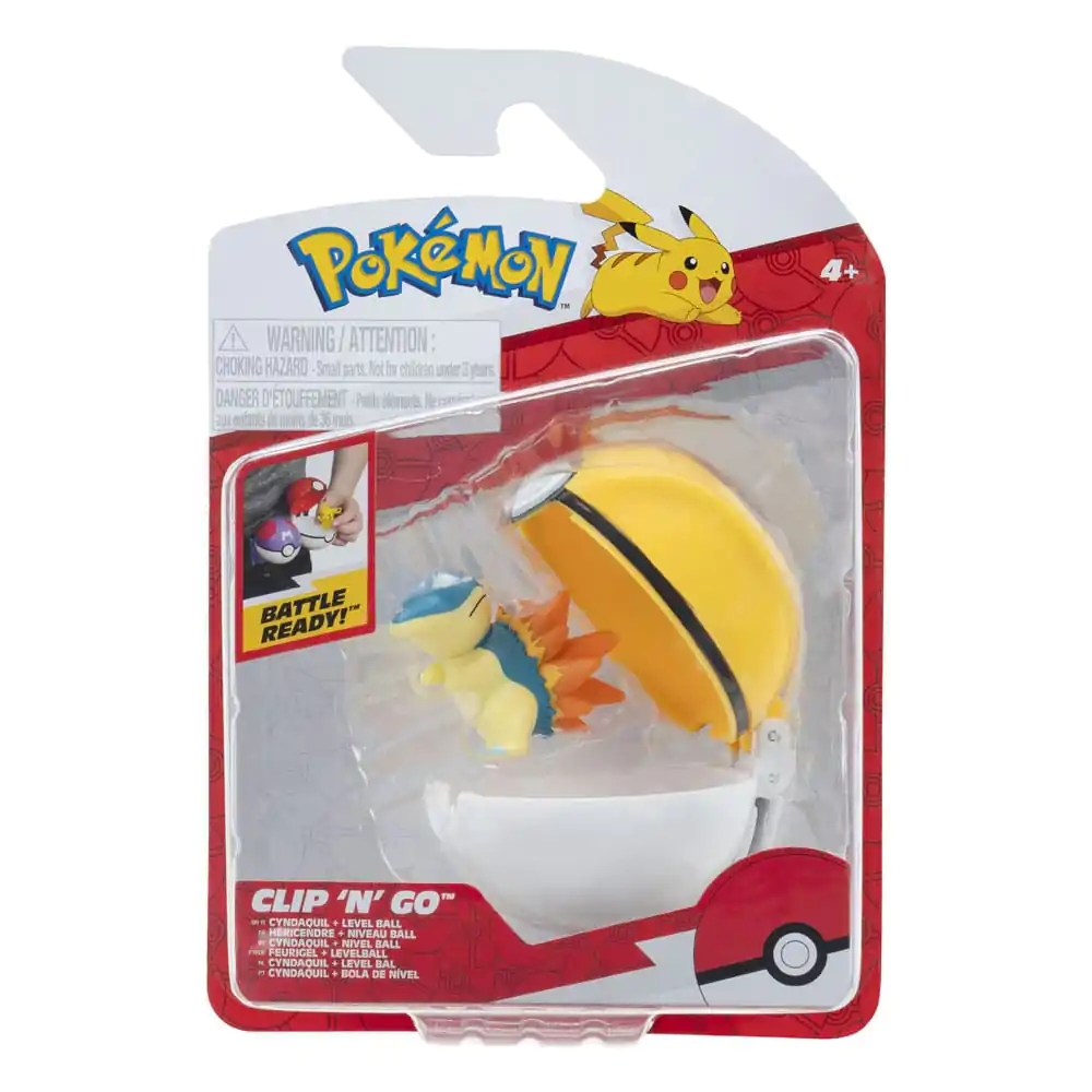 Pokémon Clip'n'Go Poké Balls Cyndaquil & Level Ball termékfotó