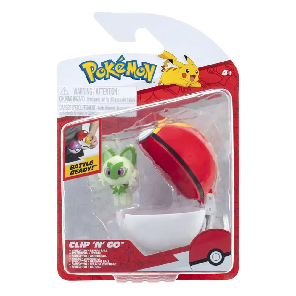 Pokémon Clip&#039;n&#039;Go Poké Balls Sprigatito &amp; Repeat Ball termékfotó