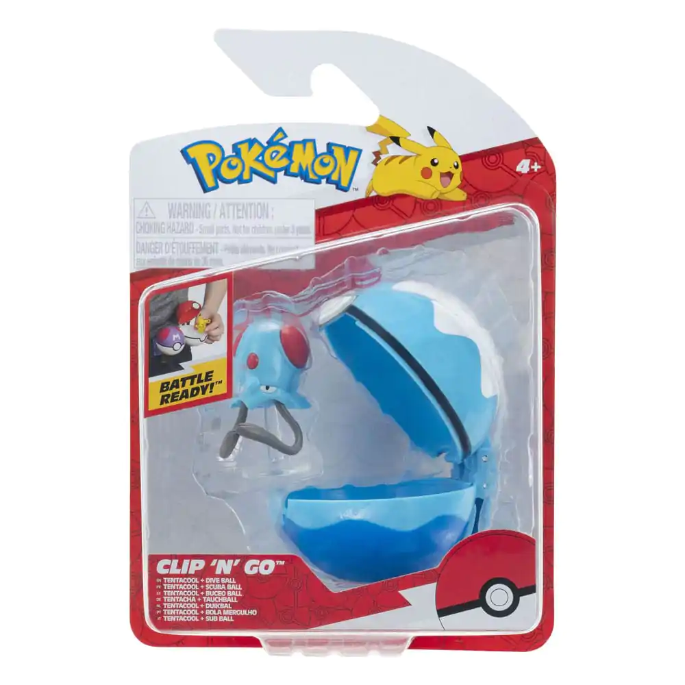 Pokémon Clip&#039;n&#039;Go Poké Balls Tentacool &amp; Dive Ball termékfotó