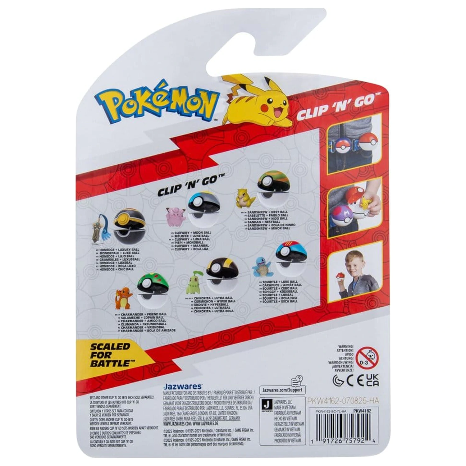 Pokémon Clip 'n' Go akciófigura Charmander & Friend Ball termékfotó