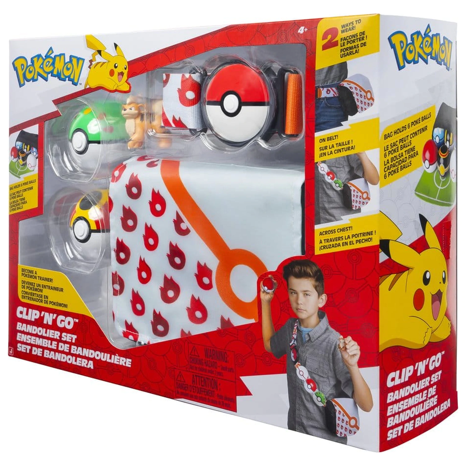 Pokémon Clip 'n' Go Bandolier Set Growlithe termékfotó