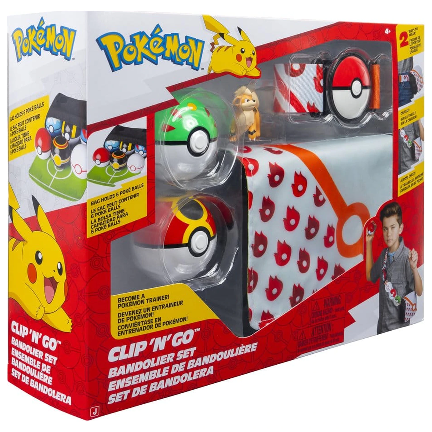 Pokémon Clip 'n' Go Bandolier Set Growlithe termékfotó
