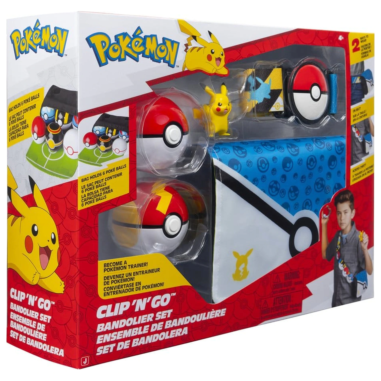 Pokémon Clip 'n' Go Bandolier Set Pikachu termékfotó