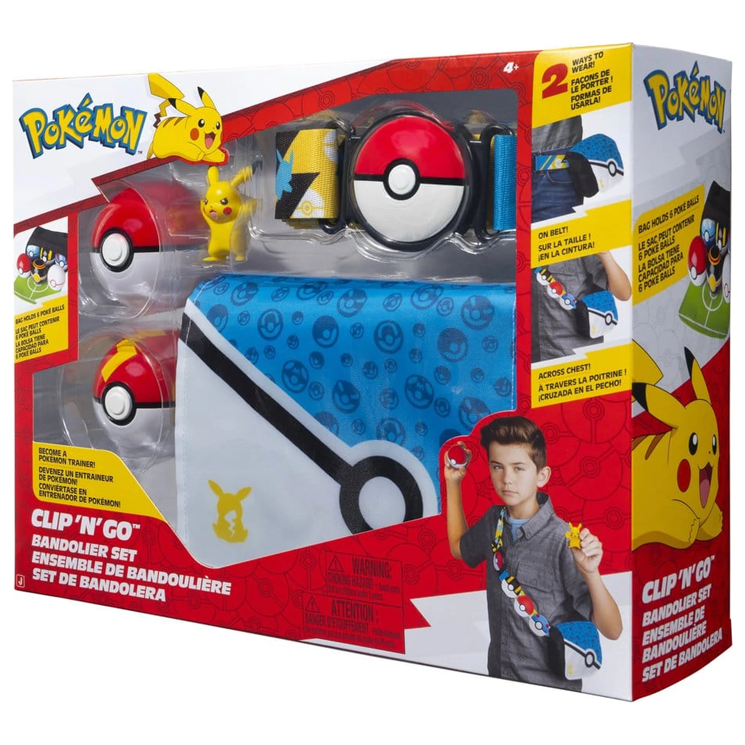 Pokémon Clip 'n' Go Bandolier Set Pikachu termékfotó