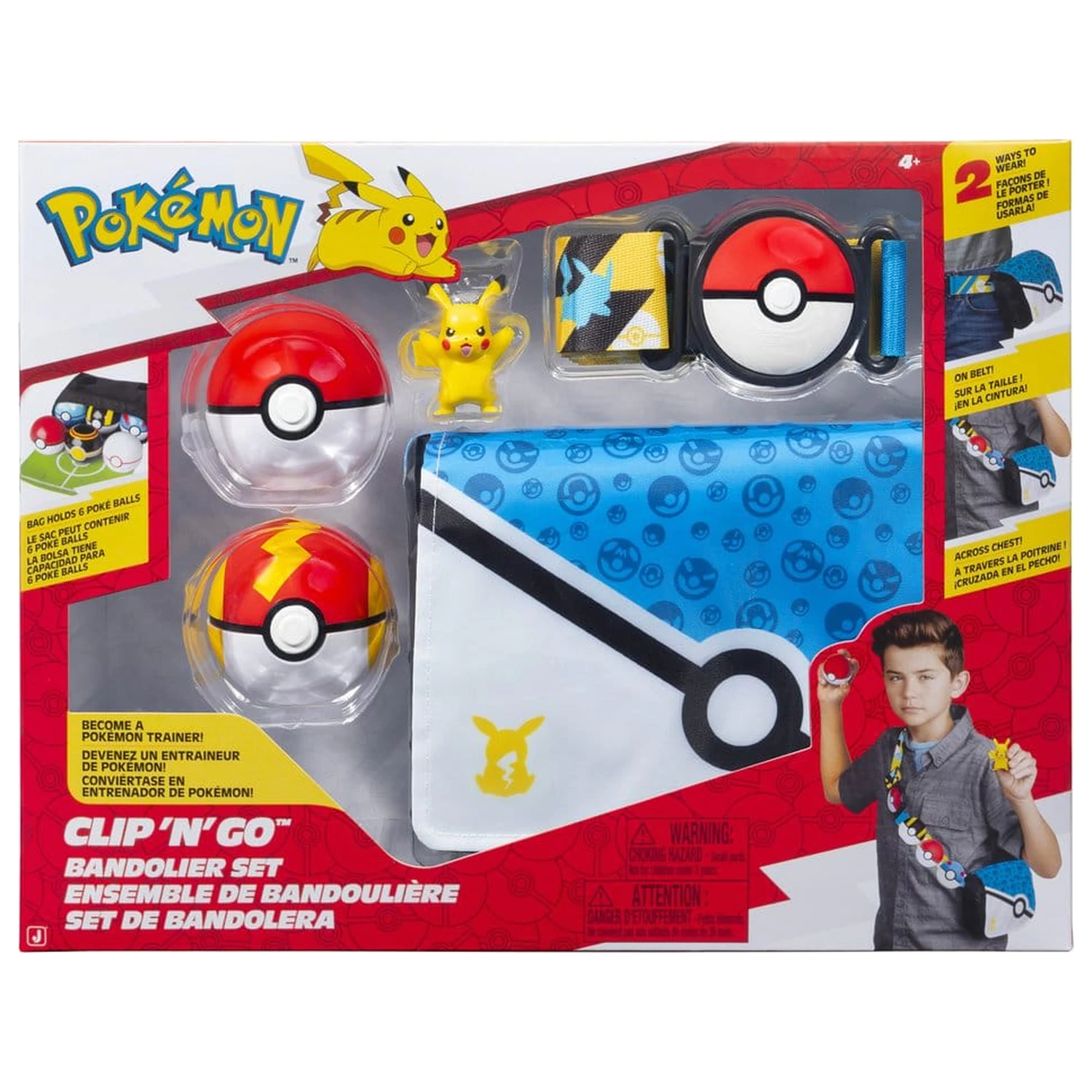 Pokémon Clip 'n' Go Bandolier Set Pikachu termékfotó