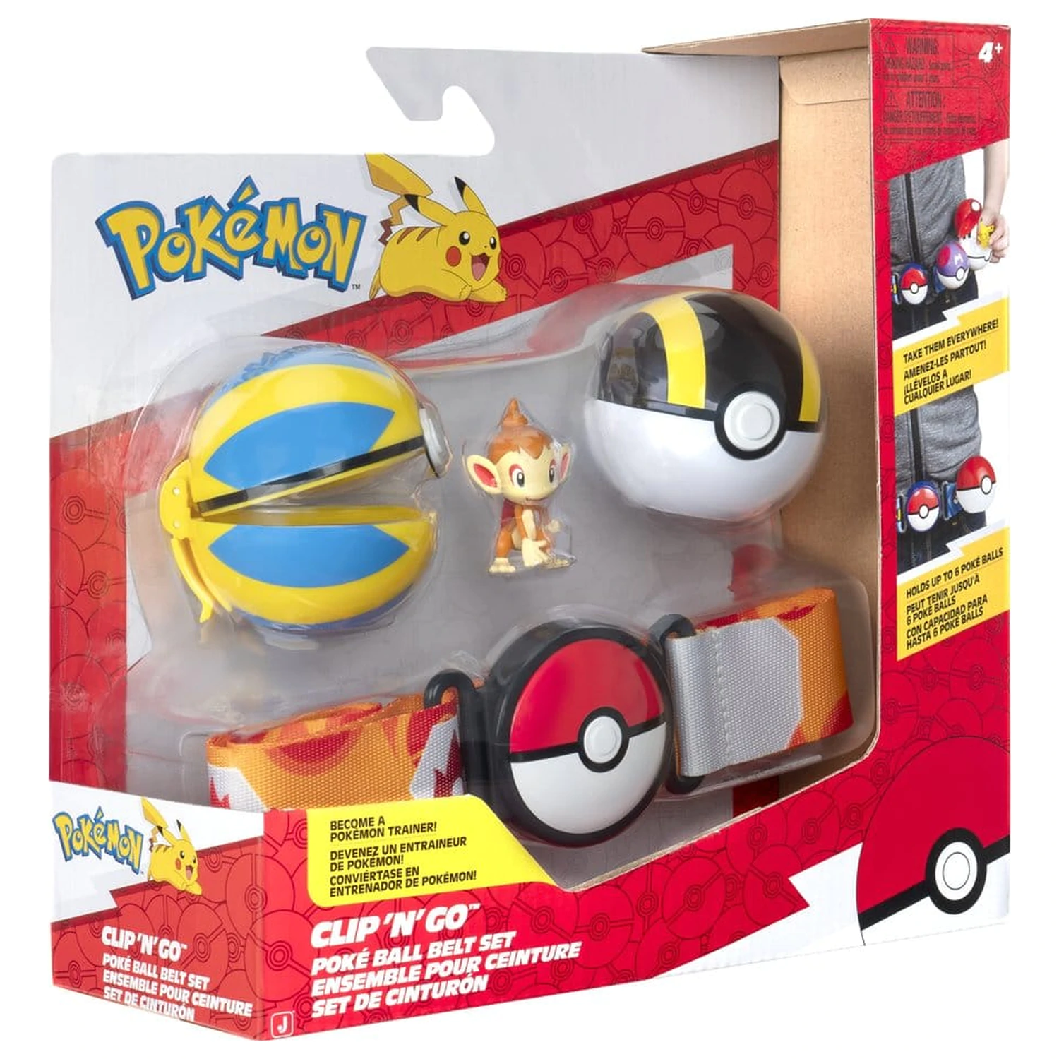 Pokémon Clip 'n' Go Belt Set Chimchar termékfotó