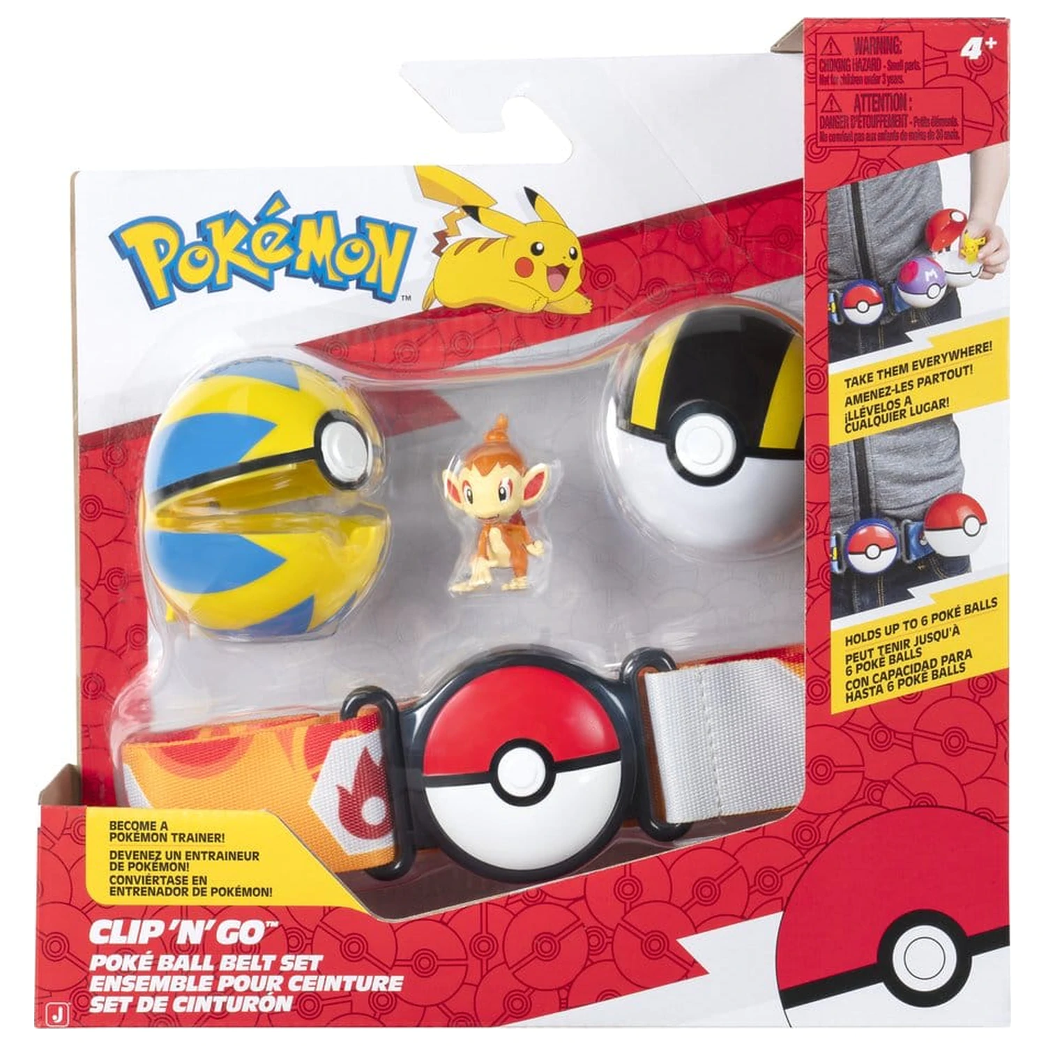 Pokémon Clip 'n' Go Belt Set Chimchar termékfotó