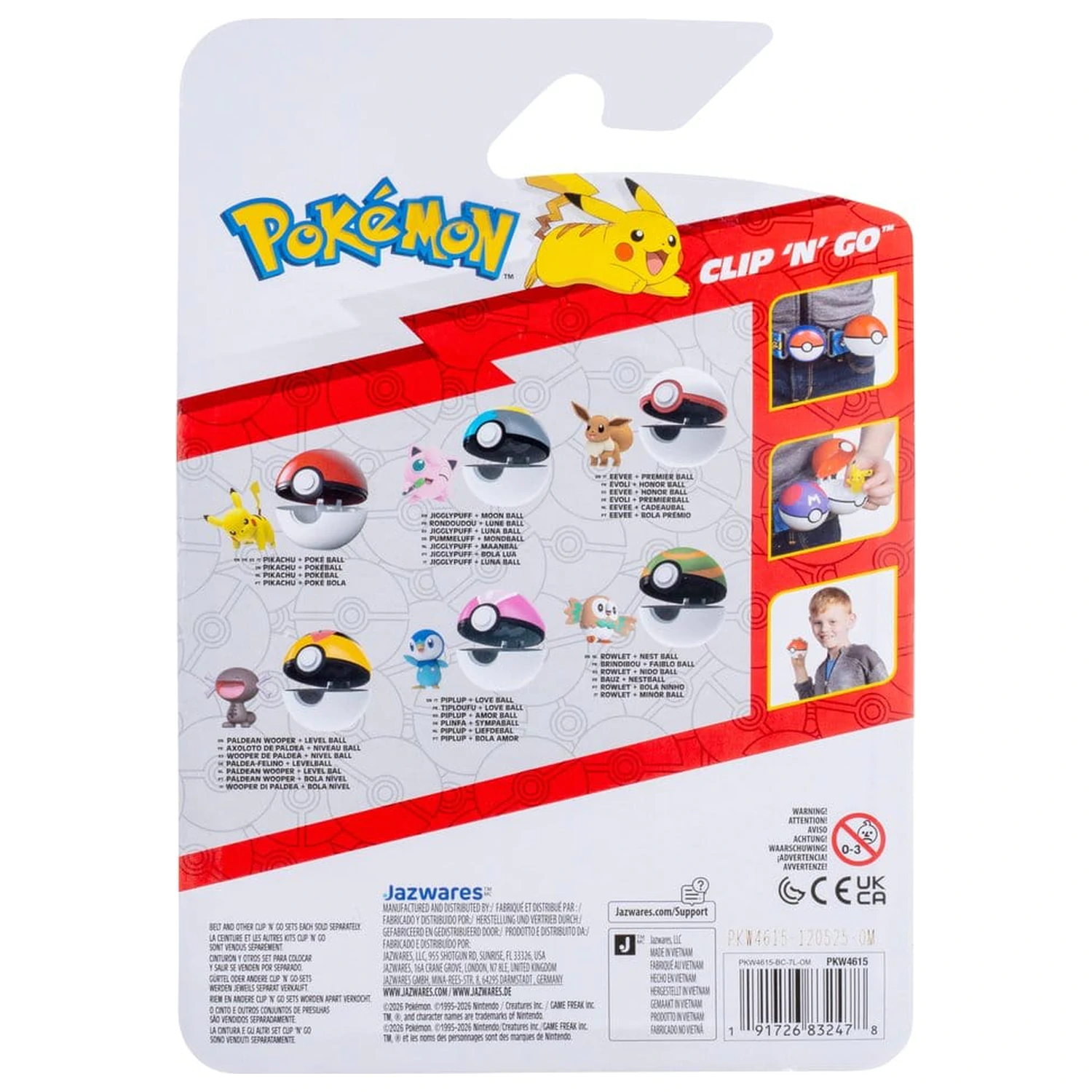 Pokémon Clip 'N' Go Eevee & Premier Ball termékfotó
