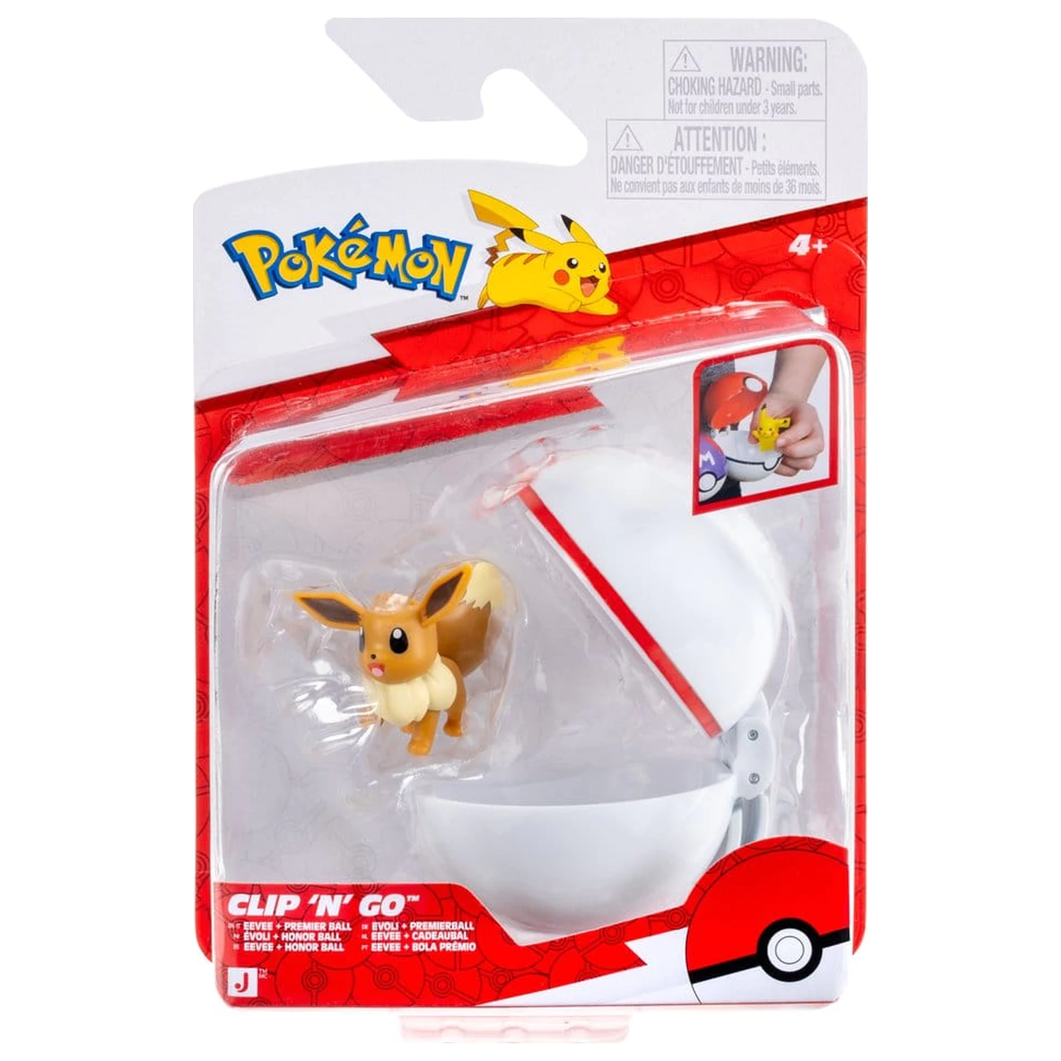 Pokémon Clip 'N' Go Eevee & Premier Ball termékfotó