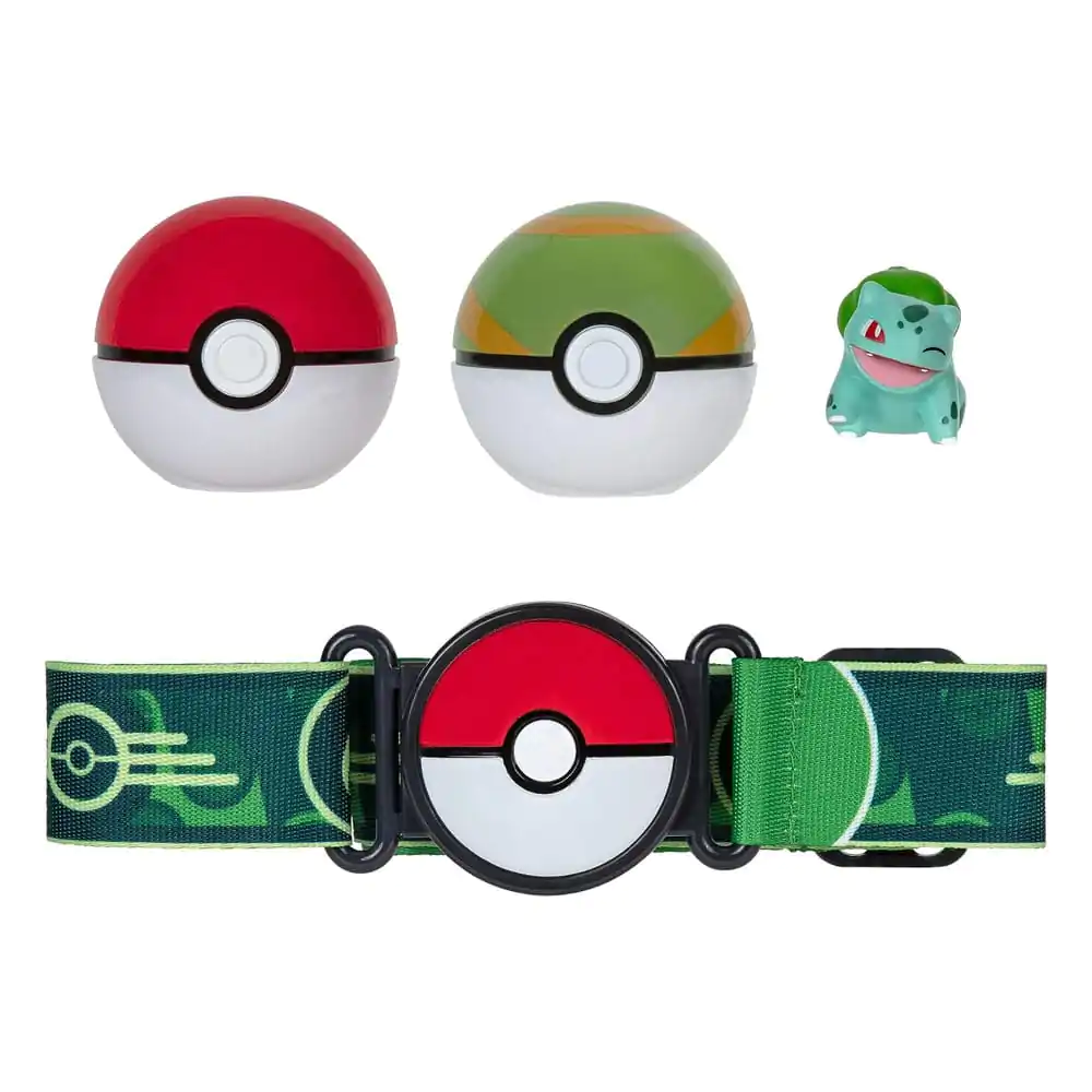 Pokémon Clip'n'Go Poké Ball Belt Set Poké Ball, Nest Ball & Bulbasaur termékfotó