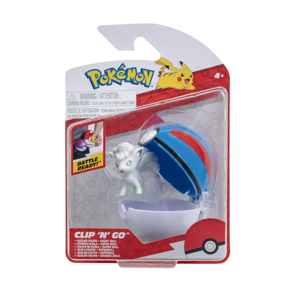 Pokémon Clip'n'Go Poké Balls Alolan Vulpix &amp; Poké Ball termékfotó