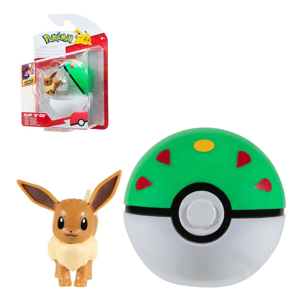 Pokémon Clip'n'Go Poké Balls Eevee #4 &amp; Friend Ball termékfotó