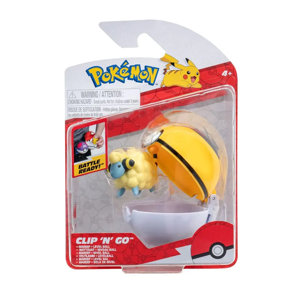 Pokémon Clip'n'Go Poké Balls Mareep &amp; Poké Ball termékfotó